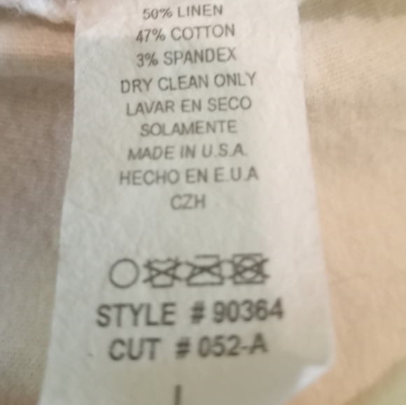 Ana Capri Flare Off-white Jeans with Spandex - Picture 5 of 7